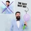 Balloon Manual Hand Pump For Latex Foil, Helium Air Animal Rubber Balloon/Air Pump/Balloons Pumper (Multicolour) - Image 5