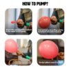 Balloon Manual Hand Pump For Latex Foil, Helium Air Animal Rubber Balloon/Air Pump/Balloons Pumper (Multicolour) - Image 7